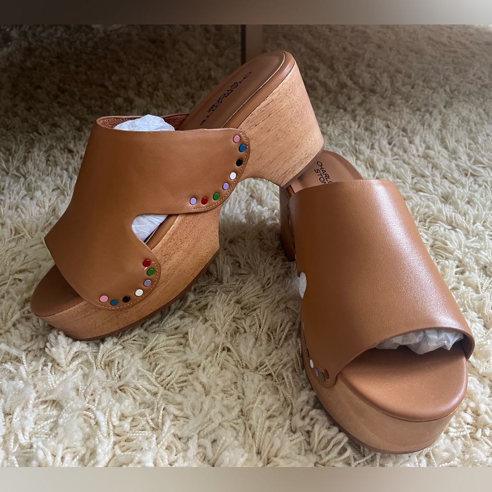 Charlotte Stone Women’s Size 10 Glenna Mule Slide